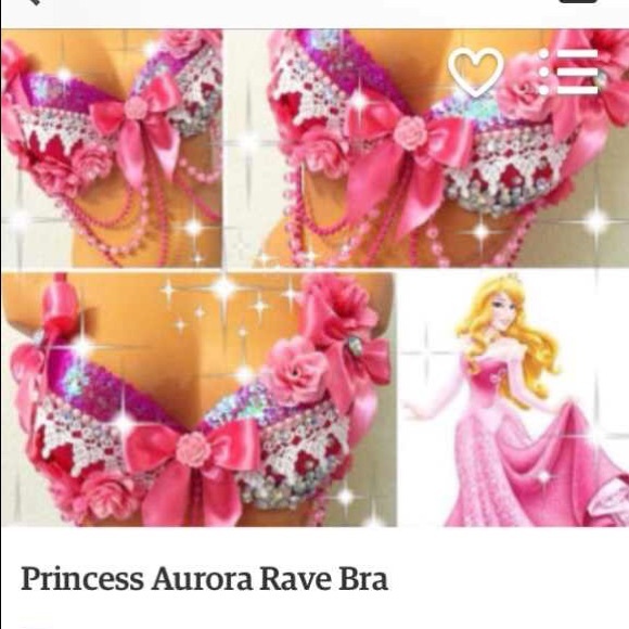 Other - Pink custom made rave bra :)